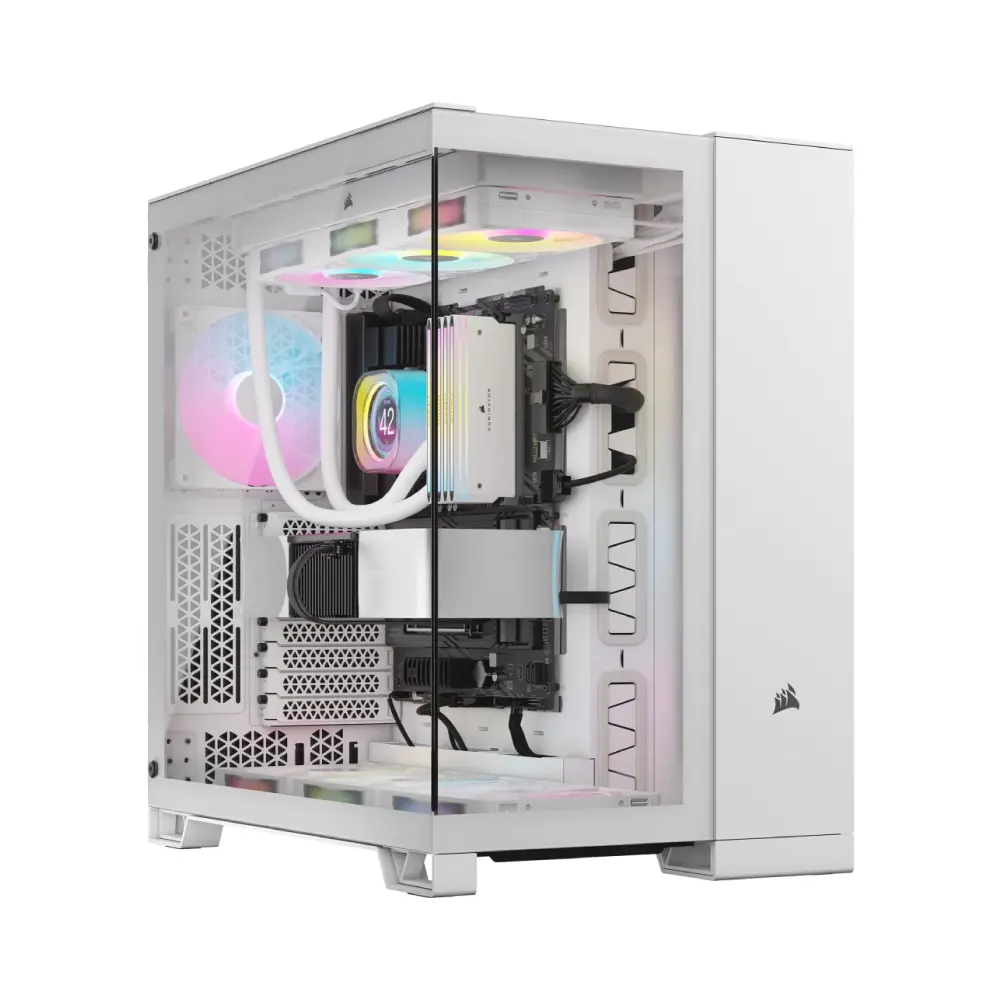 Renderkar Case Corsair 6500X Dual Chamber White 21