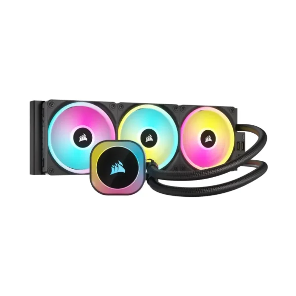 Renderkar Cooling Corsair iCUE Link H150i RGB AIO Liquid CPU Cooler Black 16