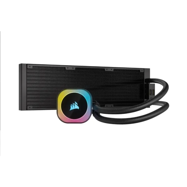 Renderkar Cooling Corsair iCUE Link H150i RGB AIO Liquid CPU Cooler Black 17