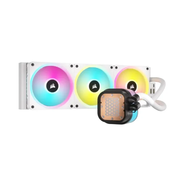 Renderkar Cooling Corsair iCUE Link H150i RGB AIO Liquid CPU Cooler White 23