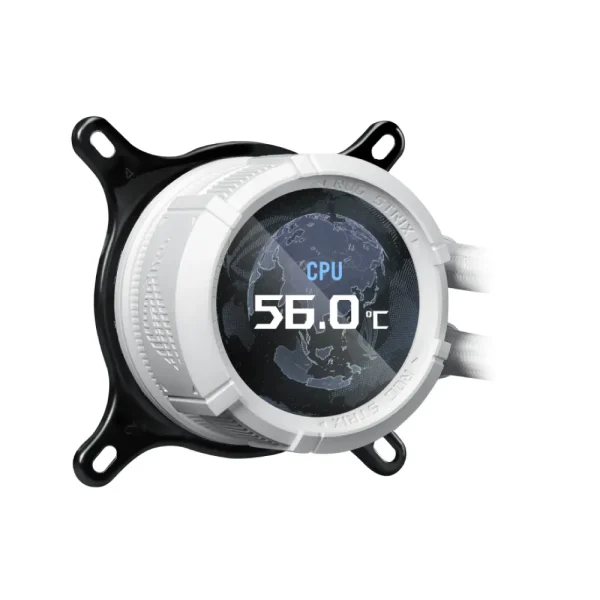 renderkar Cooling Asus STRIX LC III 360 ARGB LCD White 4